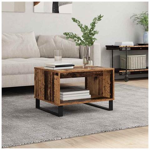 Tavolino da salotto Legno vecchio 60 x 50 x 40 cm - Foto 2