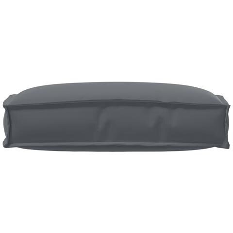 Cuscino per pallet per schienale Antracite 60x40x12 cm Tessuto Oxford - Foto 2