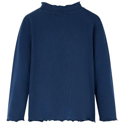 Maglietta Bambina Maniche Lunghe Blu Marino 104 - Foto 2