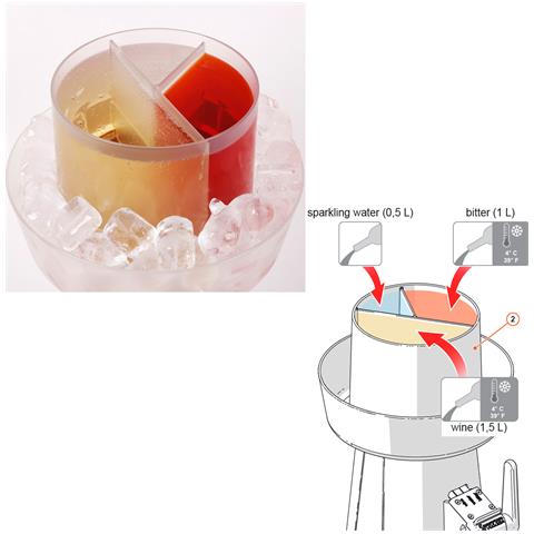 Kit Nero In Plastica Con 6 Bicchieri - Set Completo Per Aperitivi Design Italiano Funzionale E Colore Nero Opaco Per Brindisi Raffinati Modello -nero-6-bicchieri - Foto 7