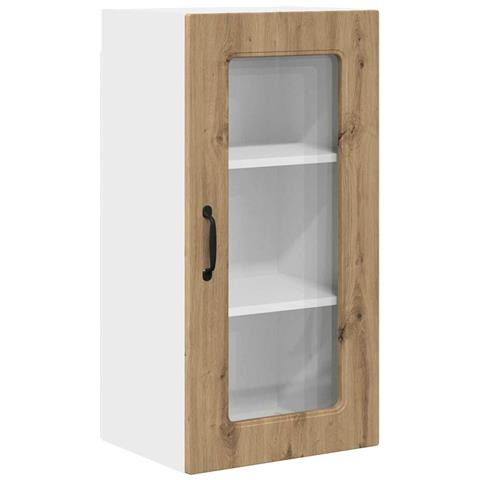 Pensile cucina con porta Rovere artigianale 40 x 31 x 80 cm - Foto 1
