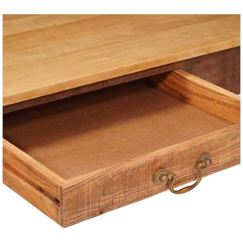 Tavolino da salotto con cassetto Marrone 110 x 55 x 40 cm - Foto 9