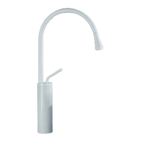 Rubinetto per lavabo da bagno, Blackswan, tipo M231, modello bianco, misura 46 cm - Foto 1
