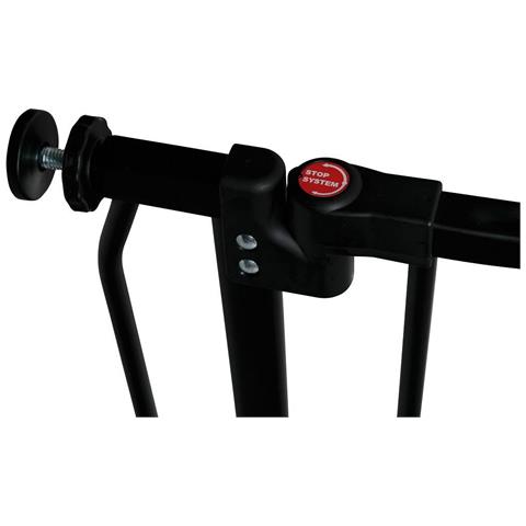 Bettacare Cancelletto Per Cani Extra Alto Con Parte Superiore Incurvata, 207cm - 216cm, Nero Opaco, Extra Alto Con 100cm Di Altezza - Foto 4