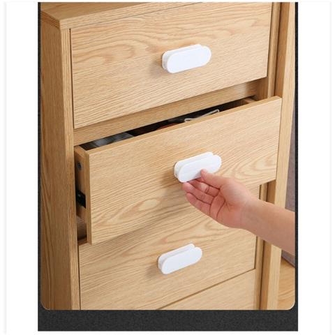 4 Paia Maniglie Autoadesive Per Cassetti E Ante - Installazione Facile Senza Trapano White - Foto 4