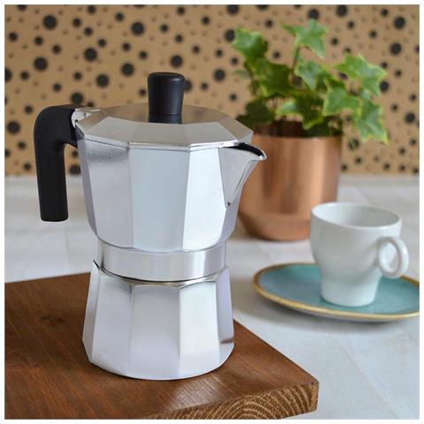 Caffettiera Moka Capri 9 tazze - In Alluminio per Caffè Espresso Tradizionale Italiano - Foto 2