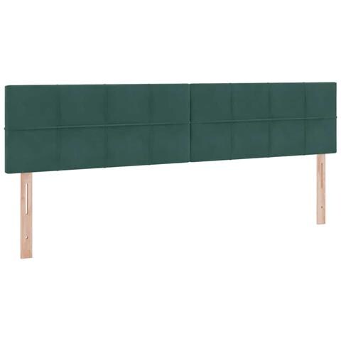 Letto con Contenitore Verde Scuro 200 x 200 cm Velluto - Foto 9