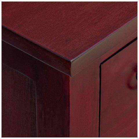 Cassettiera Marrone 45 x 35 x 100,5 cm Legno di Mogano Massello - Foto 9