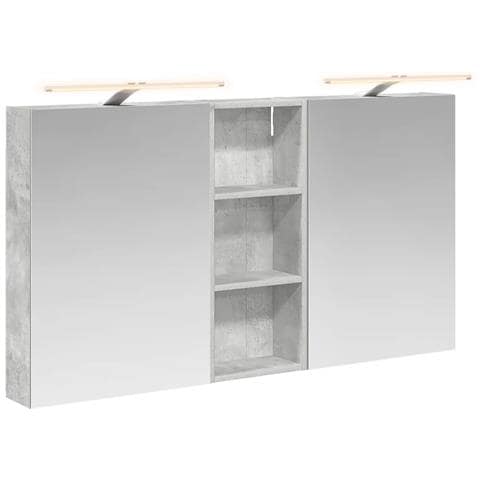 Set di Armadi da Bagno con lo scaffale 3 pcs 130 x 14,5 x 70 cm - Foto 1