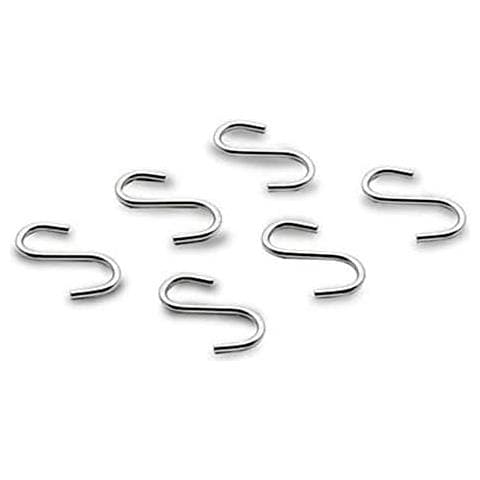 60700 - Set di 6 ganci in acciaio inox - Foto 1