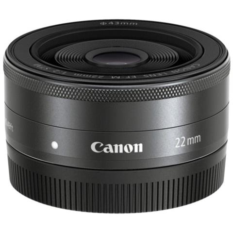 Obiettivo Grandangolare EF-M 22 mm f / 2 STM Attacco EF-M - Foto 2