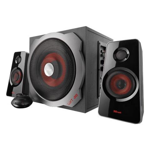 GXT38 Set Altoparlanti 2.1 Tytan Subwoofer Potenza di 60 Watt RMS Totali Colore Nero / Rosso  - Foto 12