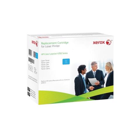 TONER COMPATIBILE - 003R99737  per Q5951A Ciano per LaserJet 4700 Serie Capacità 10000 Pagine - Foto 1