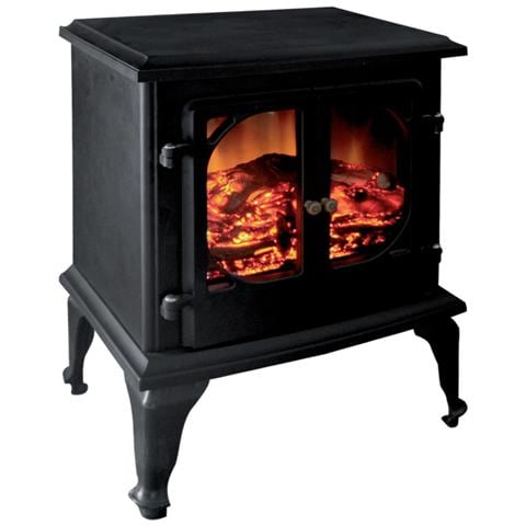 Elettrostufa ambiente Vulcano 1000-2000 Watt con effetto fuoco vivo - Foto 1