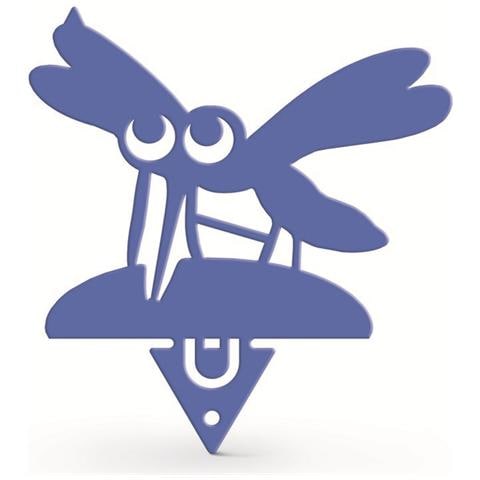 Porta Zampirone Da Vaso, Lamiera Verniciata, Colorato Zanzara - Foto 2