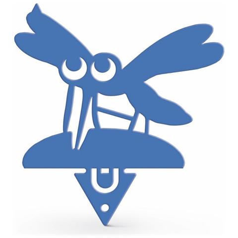 Porta Zampirone Da Vaso, Lamiera Verniciata, Colorato Zanzara - Foto 1