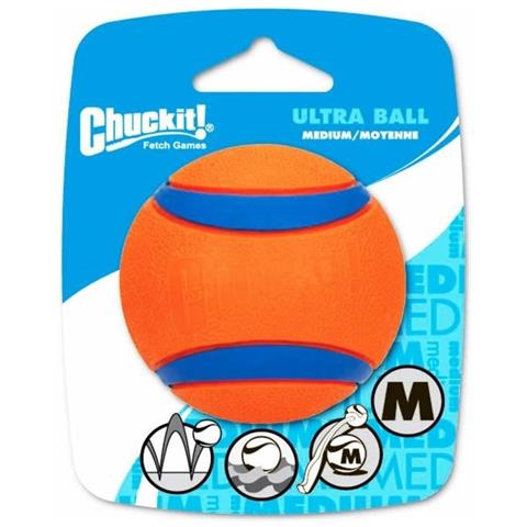 Chuckit! 17001 Ultra Ball - 2 Palle Giocattolo Compatibili Con Lanciatore, M - Foto 1