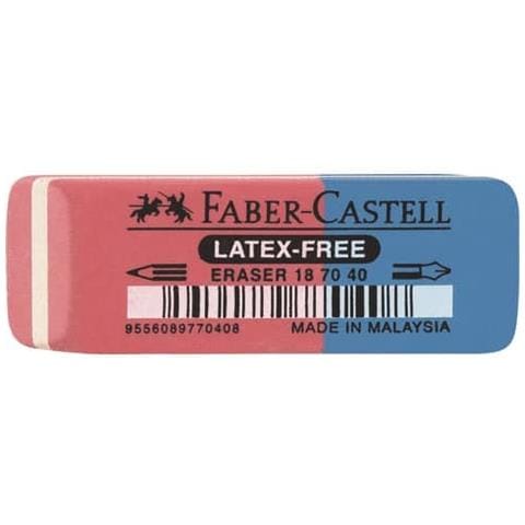 Gomma Faber-castell 7070-40 Rosso / blu Dimensioni 50x18x8 Mm 187040 - Foto 1