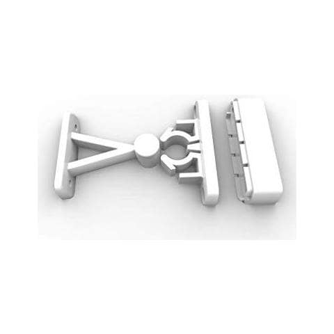 Esteso Viva Porta Fermo Holder Cattura Clip Bianco Caravan Motorhome Barca - Foto 2