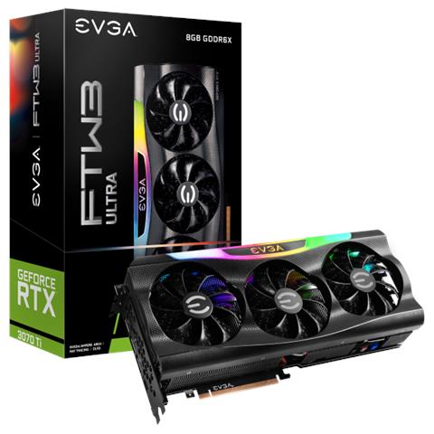 VGA EVGA GeForce® RTX 3070 TI 8GB FTW3 Ultra Gaming (LHR)  - Foto 3
