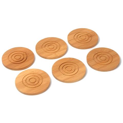 Sottobicchieri in legno per set da tè con accessori da tè con supporto Kung Fu 