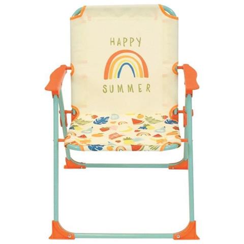 Mobili Da Giardino Fruity's - 1 Tavolo H. 46 X Ø46 Cm, 2 Sedie H. 53xl. 38.5xp. 37.5 Cm E 1 Ombrellone H. 125 X Ø100 Cm - Foto 1