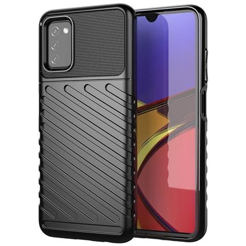 Thunder Custodia Tpu Silicone Cover Case Per Samsung Galaxy A02s A025 Black - Foto 1