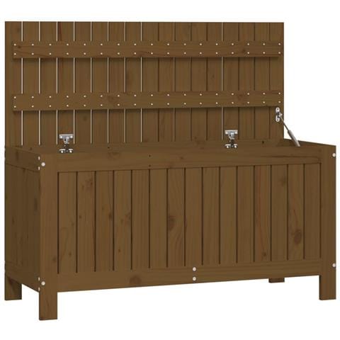 Contenitore Da Giardino Miele 108x42,5x54cm Legno Massello Pino - Foto 1