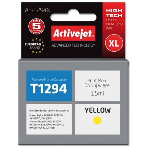 AE-1294N cartuccia d'inchiostro 1 pz Compatibile Resa elevata (XL) Giallo - Foto 1