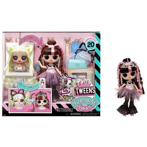 Lol Surprise Tweens Surprise Swap Fashion Doll - Bronzo-2-billie Bionda - 1 Bambola Tweens Da 17 Cm, 1 Mini Testa Per Lo Styling E Accessori - Foto 1