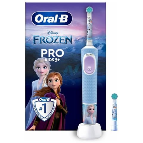 Spazzolino Elettrico Vitality Pro Frozen Ricaricabile per Bambino Colore Azzurro /Bianco - Foto 1