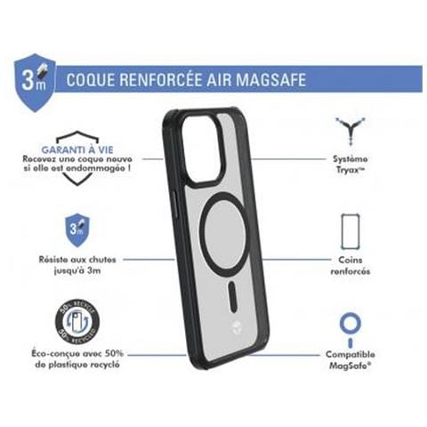 Cover Rinforzata Air Frost Magsafe Per Iphone 15 Pro Max, Nero - Foto 2