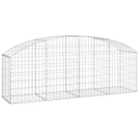 Cesto Gabbione Ad Arco 200x50x60/80 Cm Ferro Zincato - Foto 1