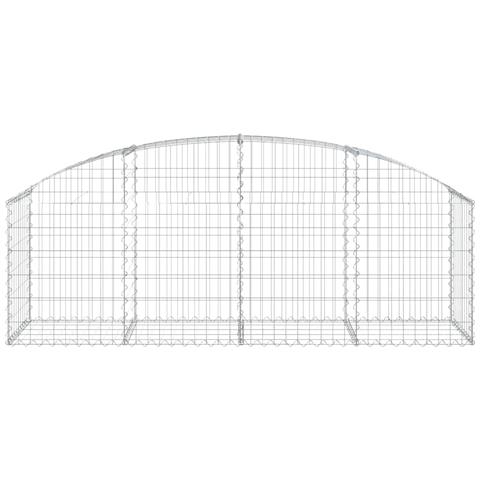 Cesto Gabbione Ad Arco 200x50x60/80 Cm Ferro Zincato - Foto 2