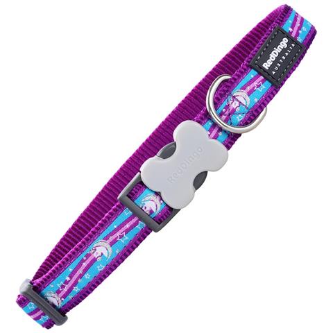 Collare Per Cani Red Dingo Style Viola Unicorno (2,5 X 41-63 Cm) - Foto 1