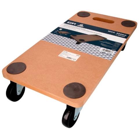 Piattaforma Con Ruote 58 X 30 X 12 Cm 200 Kg - Foto 1