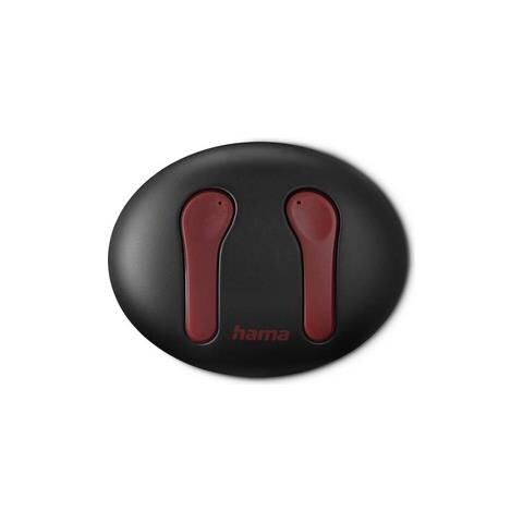 Hama Spirit Unchained Auricolare True Wireless Stereo (TWS) In-ear MUSICA Bluetooth Nero, Rosso - Foto 1
