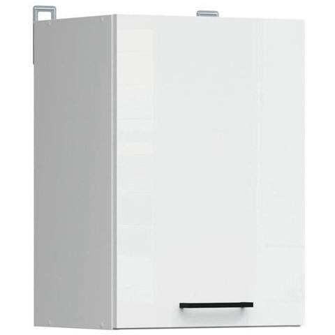 Mobile Alto 40 Cm - 1 Anta - Bianco Lucido - Foto 1