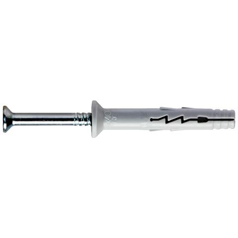 Tassello Nylon 'turbo Jet' Tj6-55sv 6 X 55 - Vite 3,8 X 60 - Foto 1