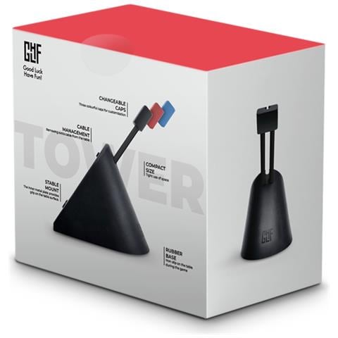 Tower Mouse Bungee Con 3 Clip Colorate (nero) - Foto 2