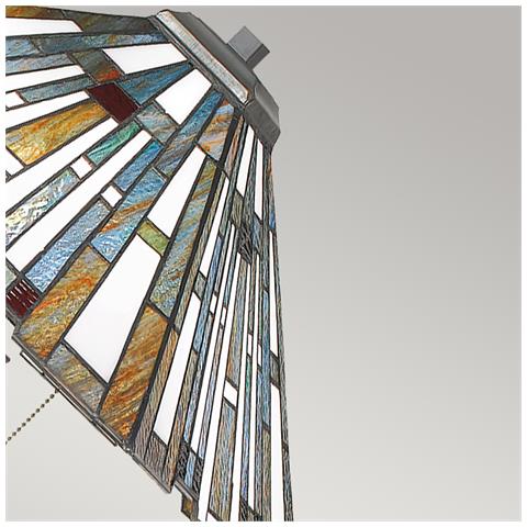 Piantana Tiffany Maybeck Acciaio Bronzo Valiant 2 Luci E27 - Foto 4