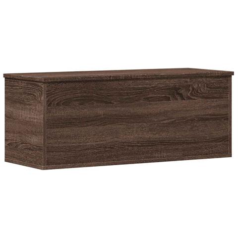 Contenitore Portaoggetti Rovere Marrone 90x35x35 Cm Truciolato - Foto 1