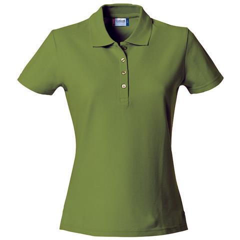 Basic Polo Ladies Verde Milita Xl - Foto 1