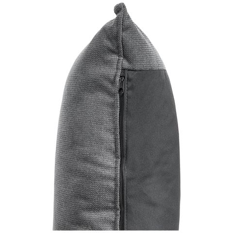 Divano Angolare 3 Posti Elvenes Tessuto Grigio Scuro Lato Destro - Foto 10