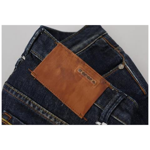 Jeans Denim Casual Da Donna Slim Fit In Cotone Blu - W26 - Foto 5