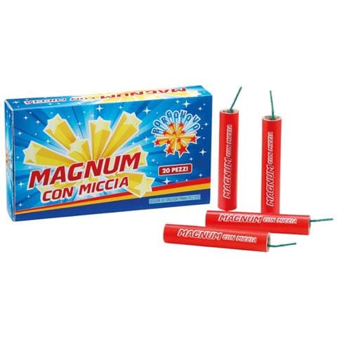 Petardi Magnum Borgonovo Con Miccia 20pcs - Foto 1