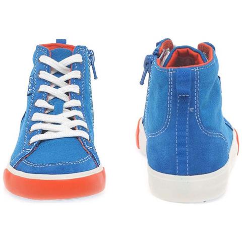 Scarpe Da Ginnastica Con Cerniera Club Pop Blu Per Bambini 30 - Foto 3