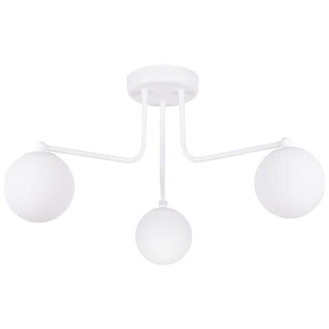 Lampadario Astral 3 Bianco Sl. 1659 - Minimalista Lampadario Bianco 29x62x62 Cm - Foto 1