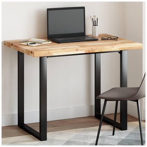 Piano Tavolo Rettangolare 80x70x4 Cm Legno Massello Di Acacia - Foto 1