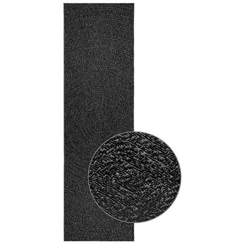 Tappeto Zizur Antracite 80x250 Cm Aspetto Iuta Interni Esterni - Foto 1